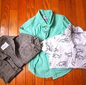 3 3t button down shirts